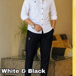ফরমাল কম্বো (White Shirt+Black Pant)