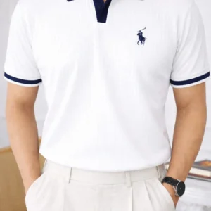 Old Money Polo (White)